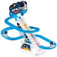 Electric Astronaut Slide Racing Track Set With Lights & Music