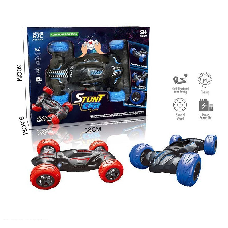 2.4GHz RC Wireless Action Stunt Car With Lights