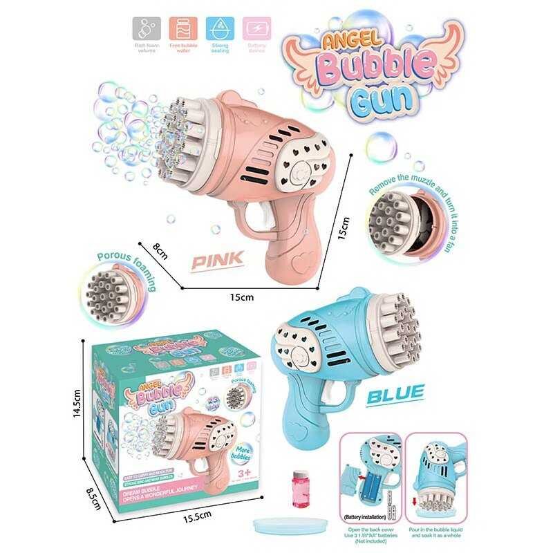 23 Holes Angel Bubble Gun