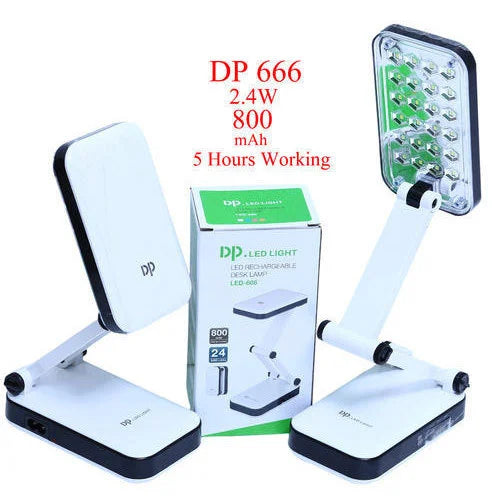 2.4W LED Light Rechargeable Table Lamp