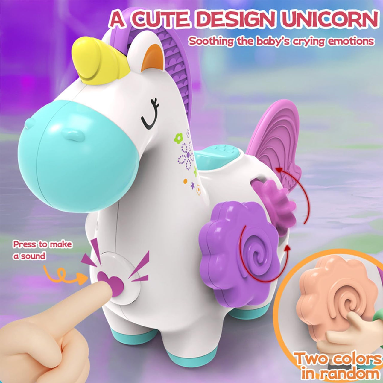 Multi-functional Montessori Mini Unicorn Sensory Toy