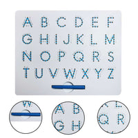 275Pcs Ball Pops English Alphabet Learning Drawing Board
