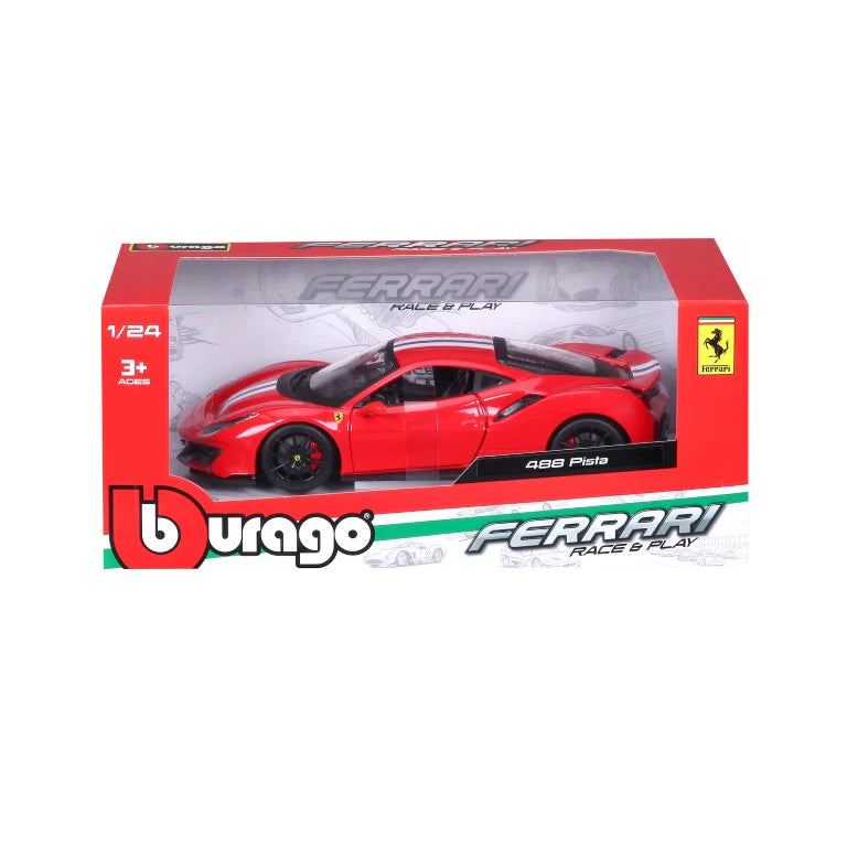 Bburago 1:24 Diecast Ferrari R&P 488 Pista