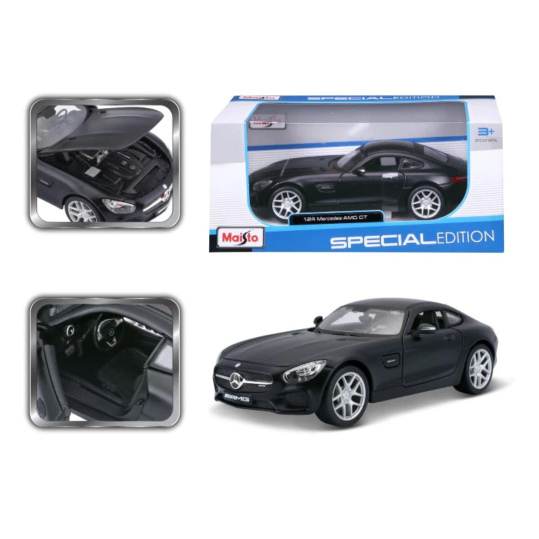 Maisto 1:24 Diecast Mercedes AMG GT - Black