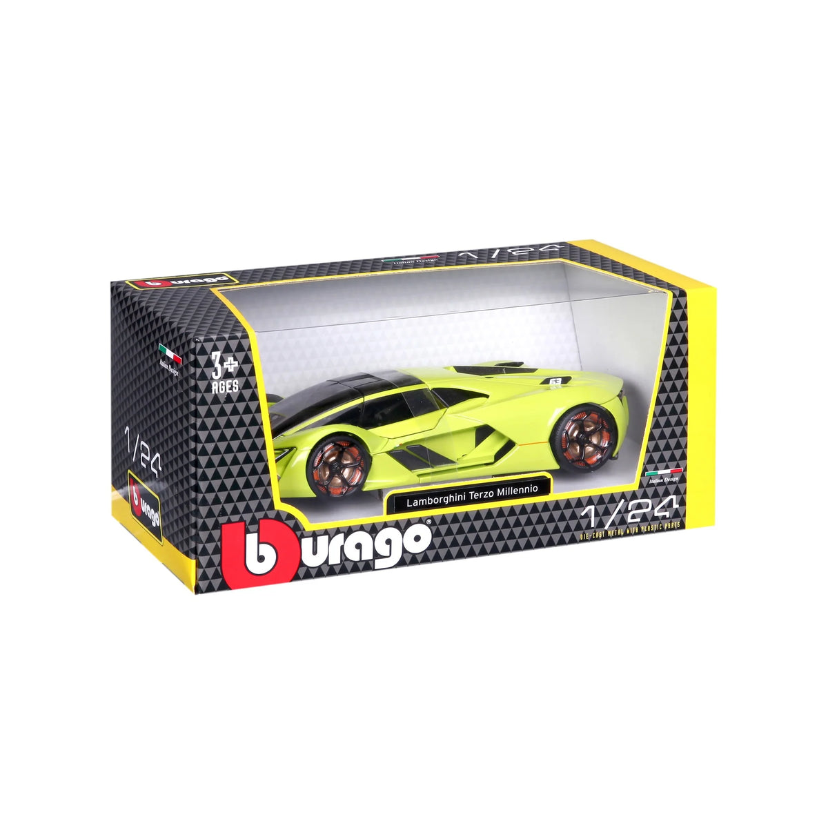 Bburago 1:24 Diecast Lamborghini Terzo Millennio - Green