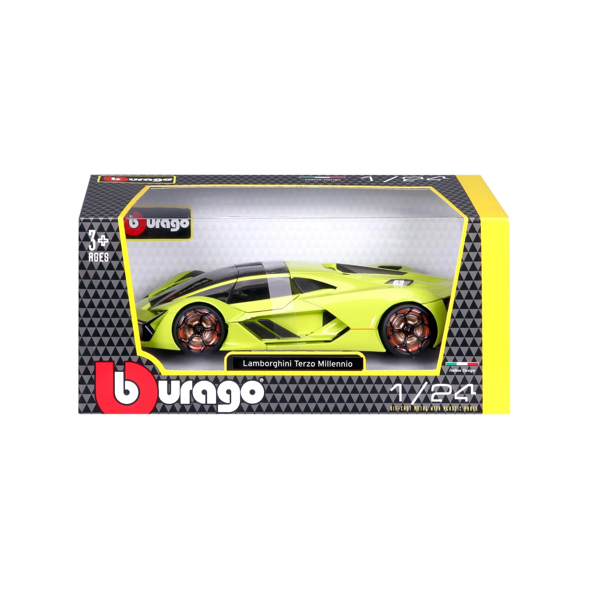 Bburago 1:24 Diecast Lamborghini Terzo Millennio - Green