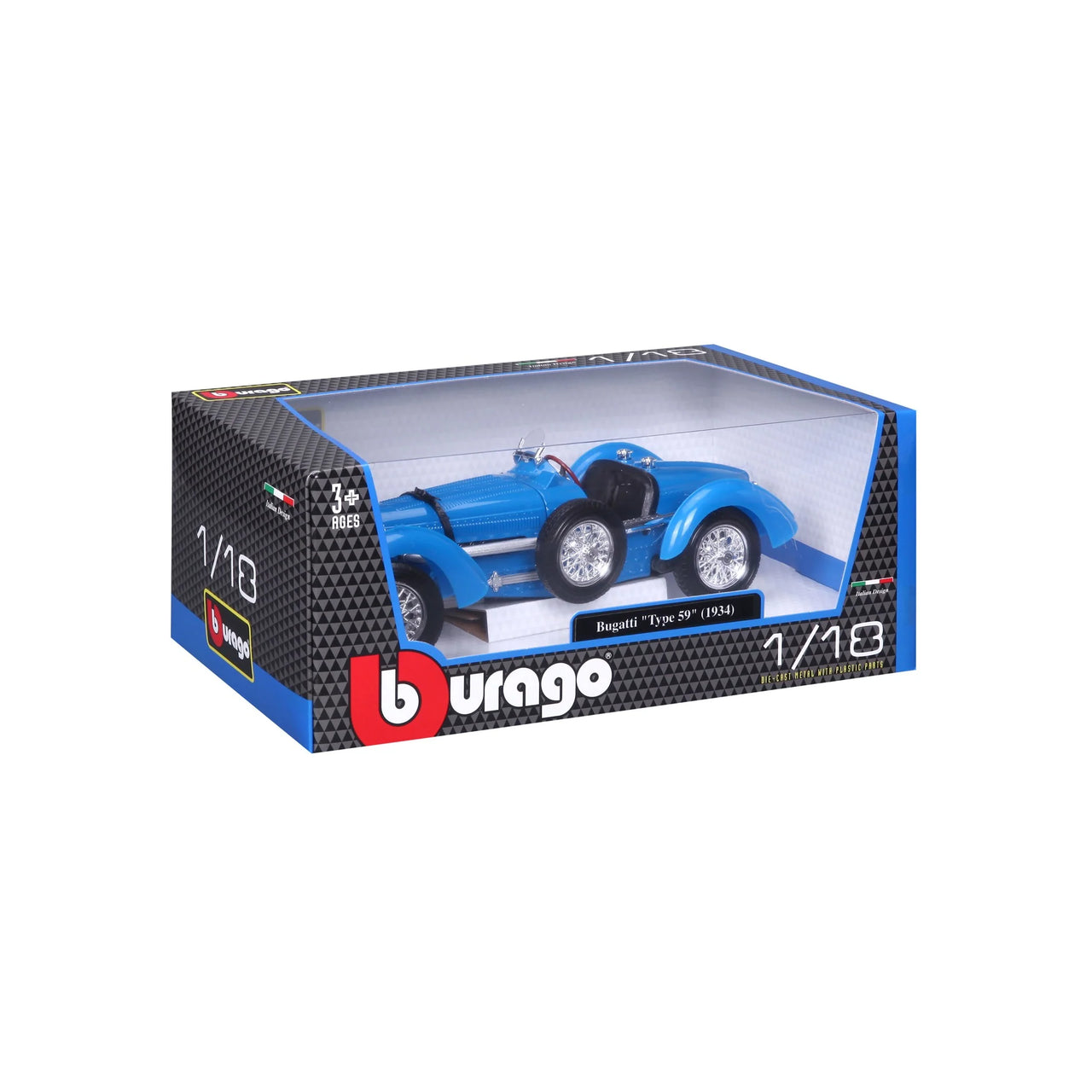 Bburago 1:18 1934 Bugatti Type 59 Model Car