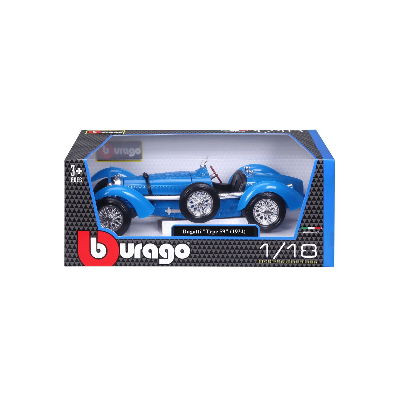 Bburago 1:18 1934 Bugatti Type 59 Model Car