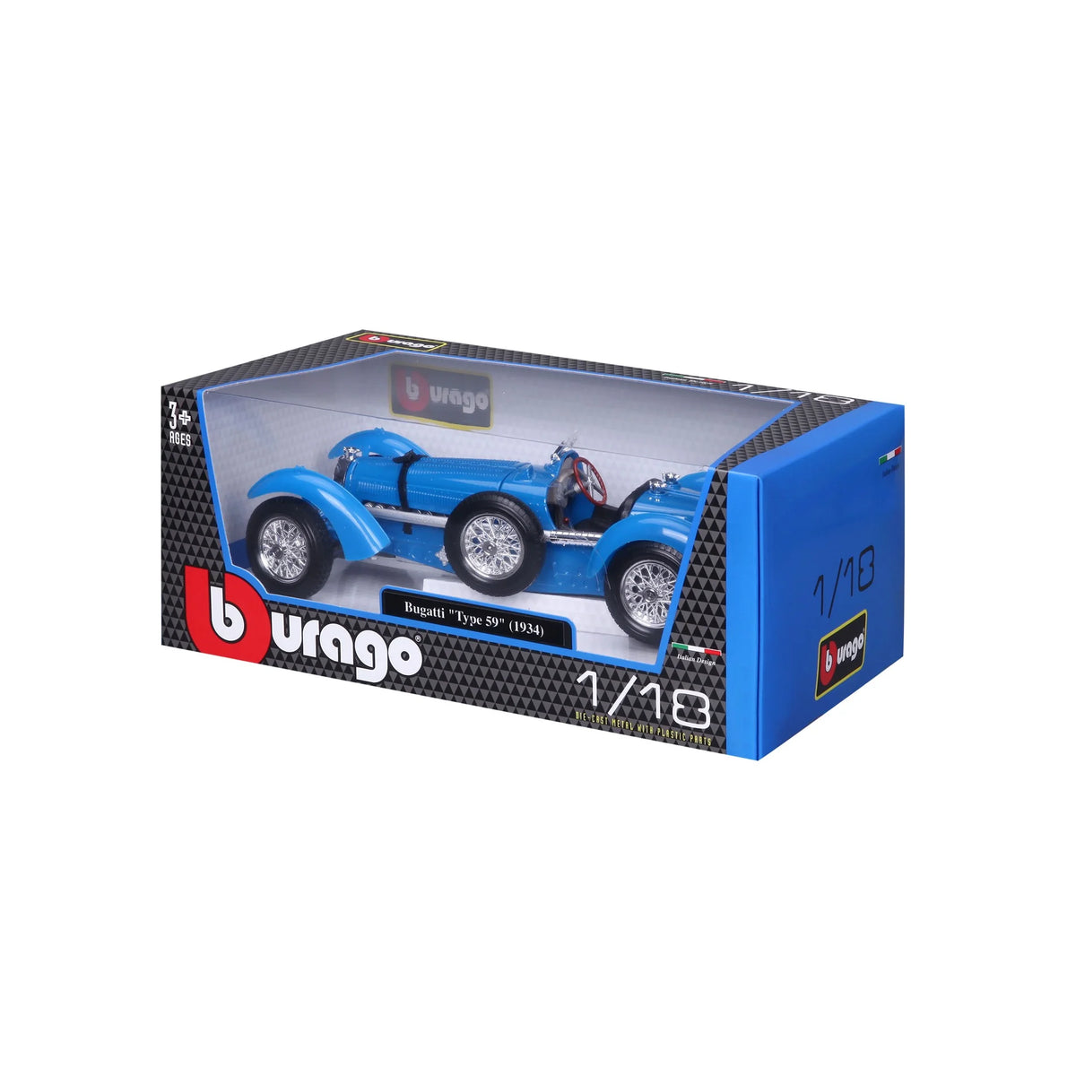 Bburago 1:18 1934 Bugatti Type 59 Model Car