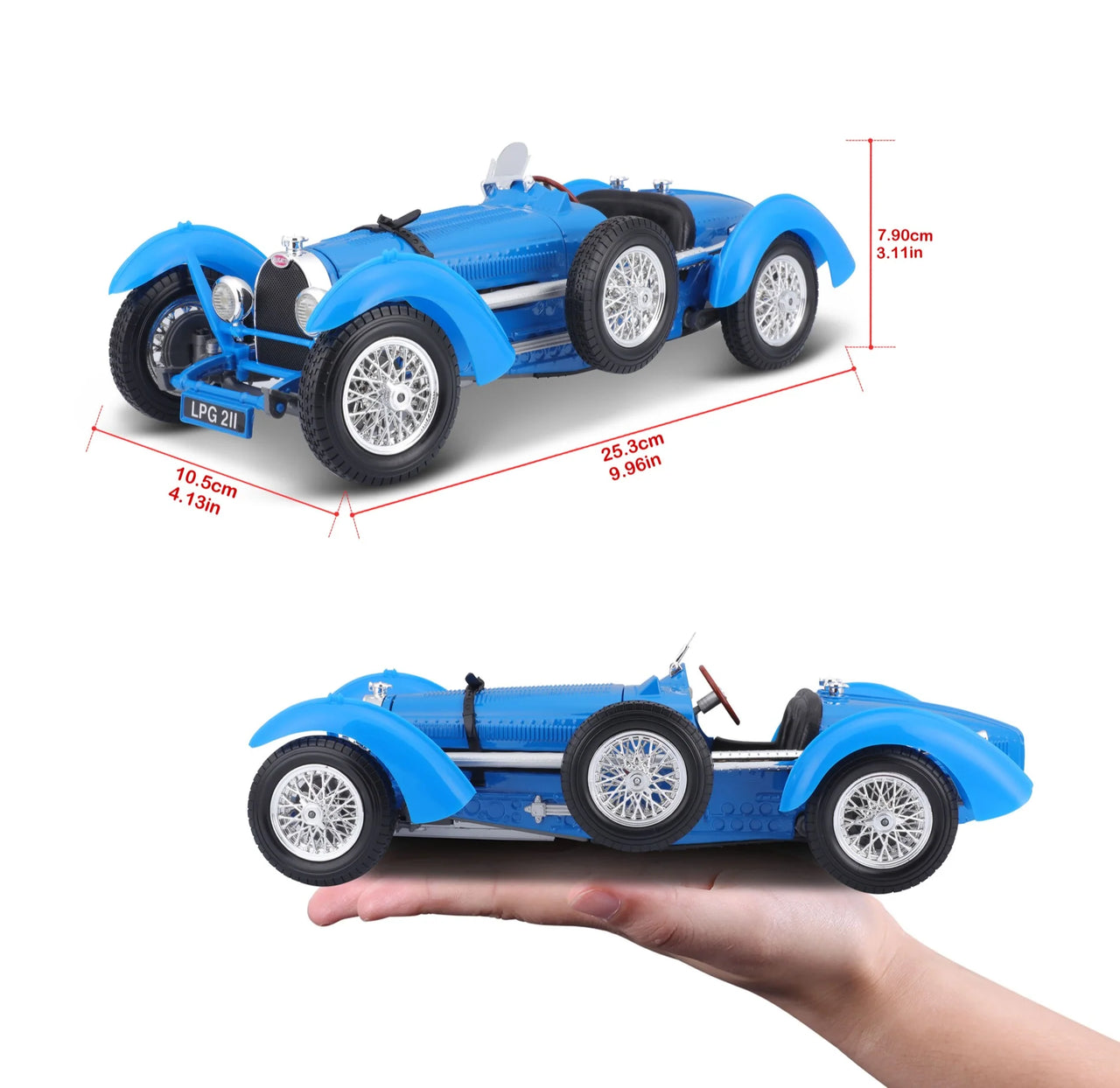 Bburago 1:18 1934 Bugatti Type 59 Model Car
