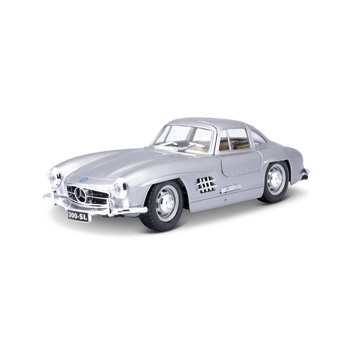 Bburago 1:24 Diecast Mercedes Benz 300SL - Silver