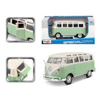 Maisto 1:25 Diecast Volkswagen Van Samba - Green