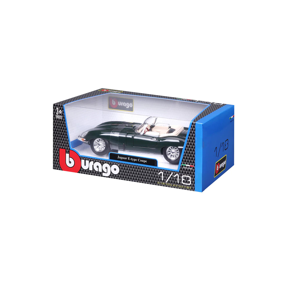 Bburago 1:18 Jaguar E-Type Cabriolet 1961
