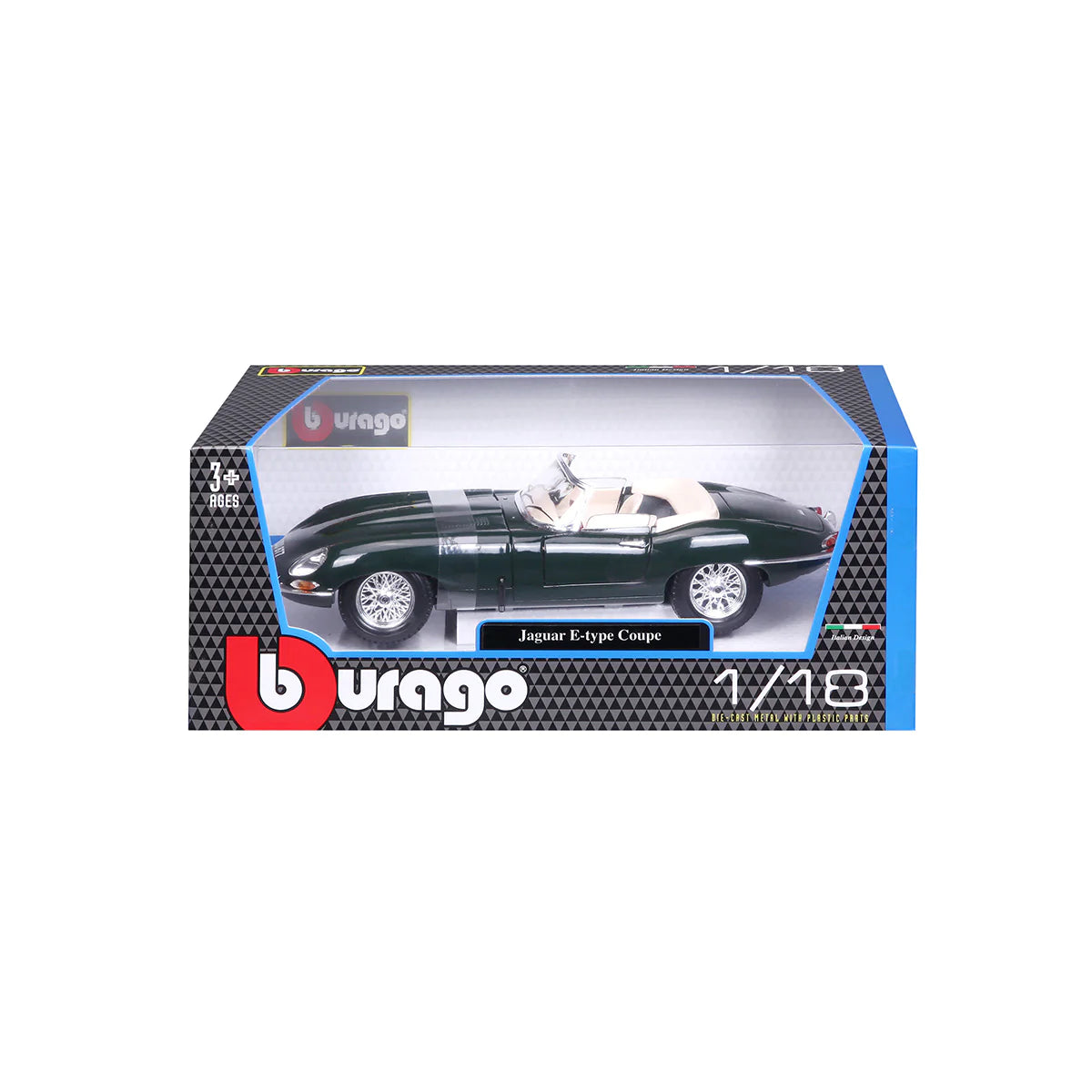 Bburago 1:18 Jaguar E-Type Cabriolet 1961