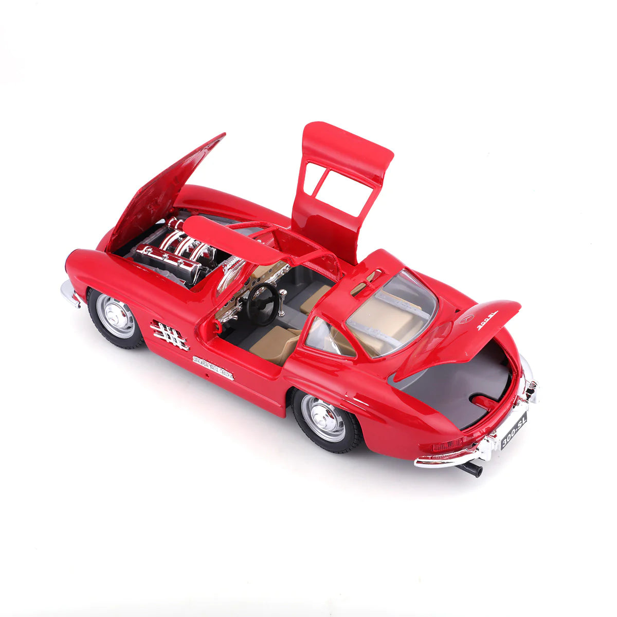 Bburago 1:24 Diecast Mercedes Benz 300SL - Red