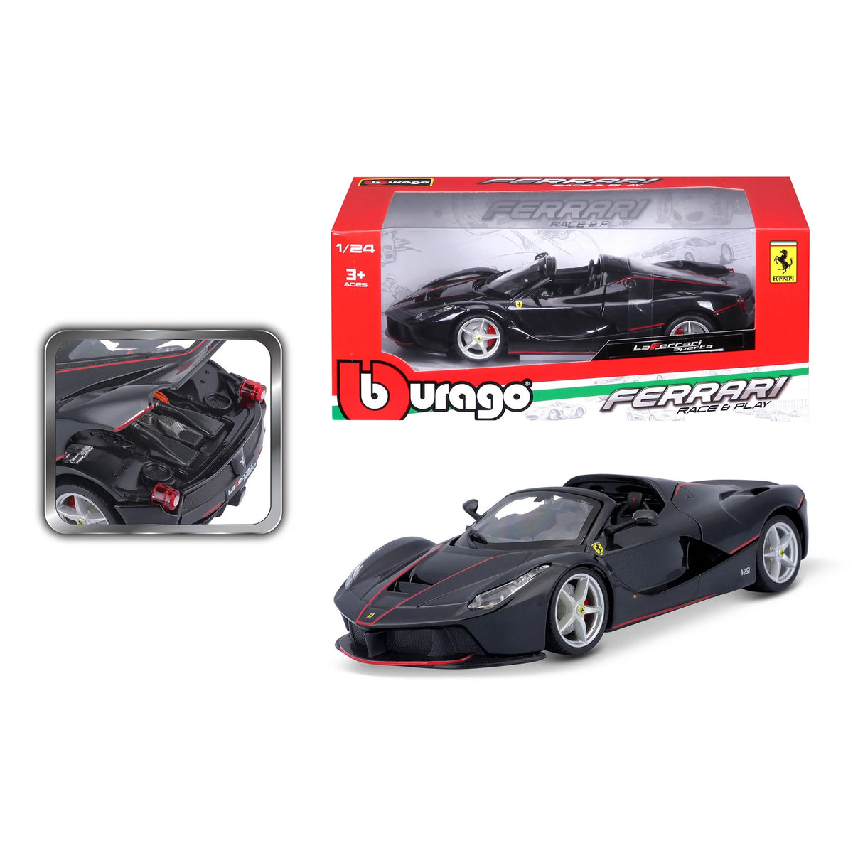 Bburago 1:24 Diecast Ferrari Aperta Model