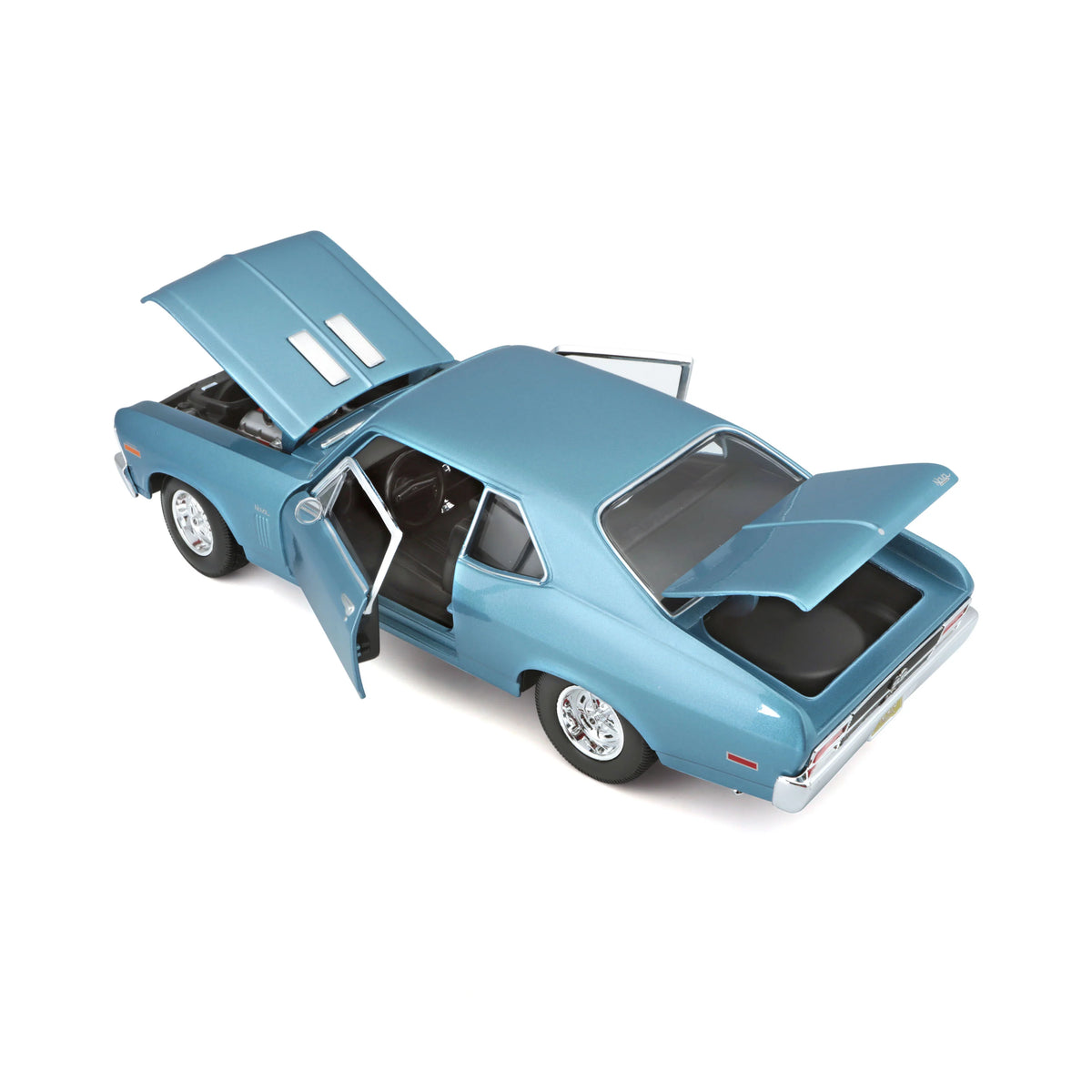 Maisto 1:18 Diecast 1970 Chevrolet Nova Ss Coupe - Blue