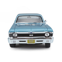 Maisto 1:18 Diecast 1970 Chevrolet Nova Ss Coupe - Blue