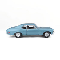 Maisto 1:18 Diecast 1970 Chevrolet Nova Ss Coupe - Blue