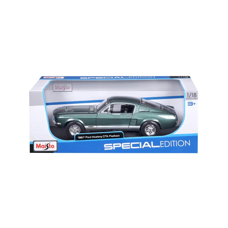 Maisto 1:18 Diecast 1967 Ford Mustang GTA