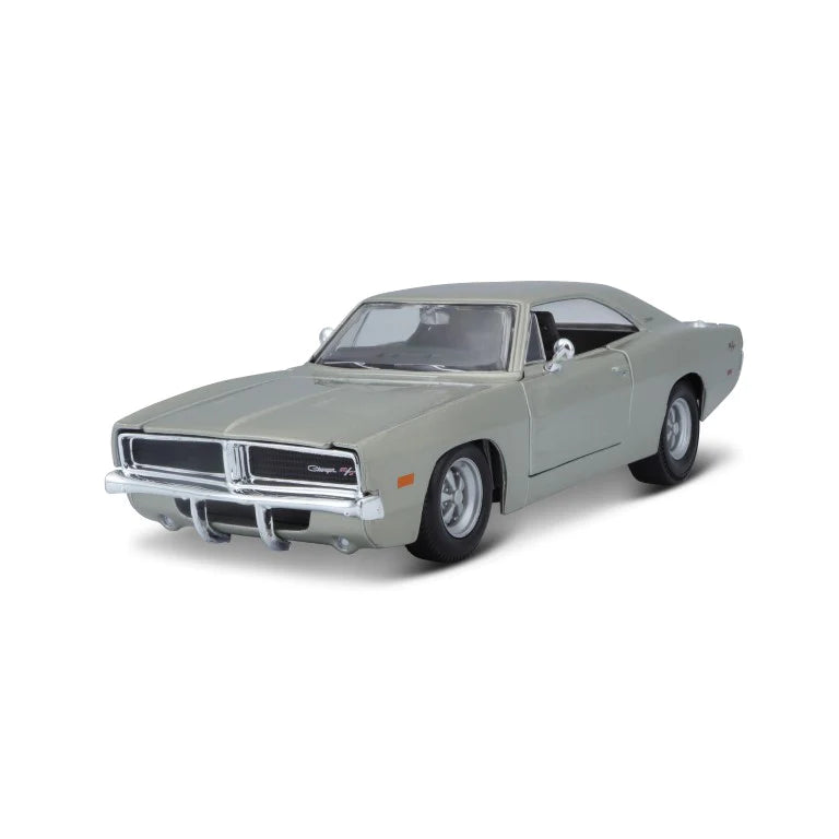 Maisto 1:25 Diecast 1969 Dodge Charger - Silver