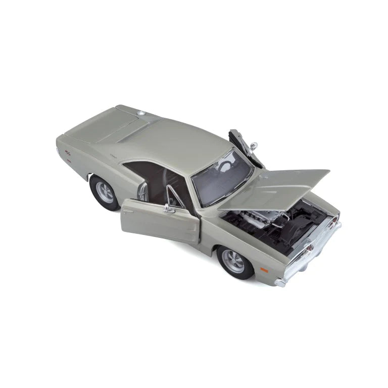 Maisto 1:25 Diecast 1969 Dodge Charger - Silver