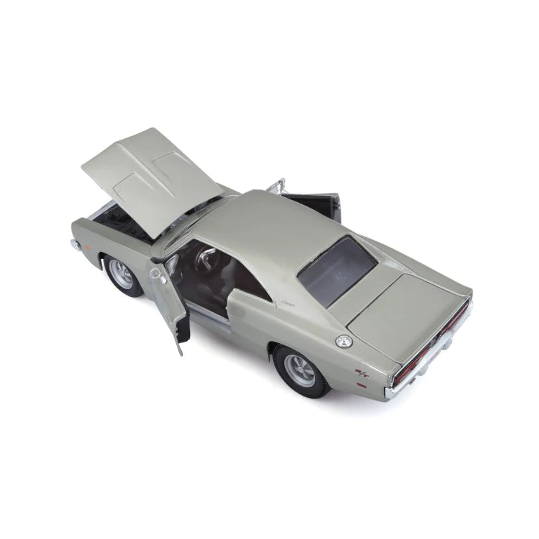 Maisto 1:25 Diecast 1969 Dodge Charger - Silver