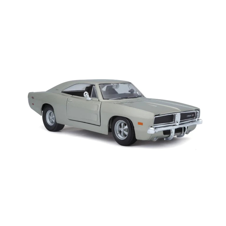 Maisto 1:25 Diecast 1969 Dodge Charger - Silver