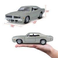 Maisto 1:25 Diecast 1969 Dodge Charger - Silver