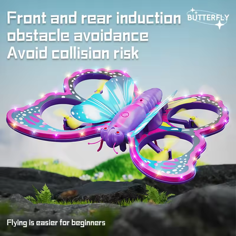 2.4G RC Magic Wand Flying Butterfly With Lights