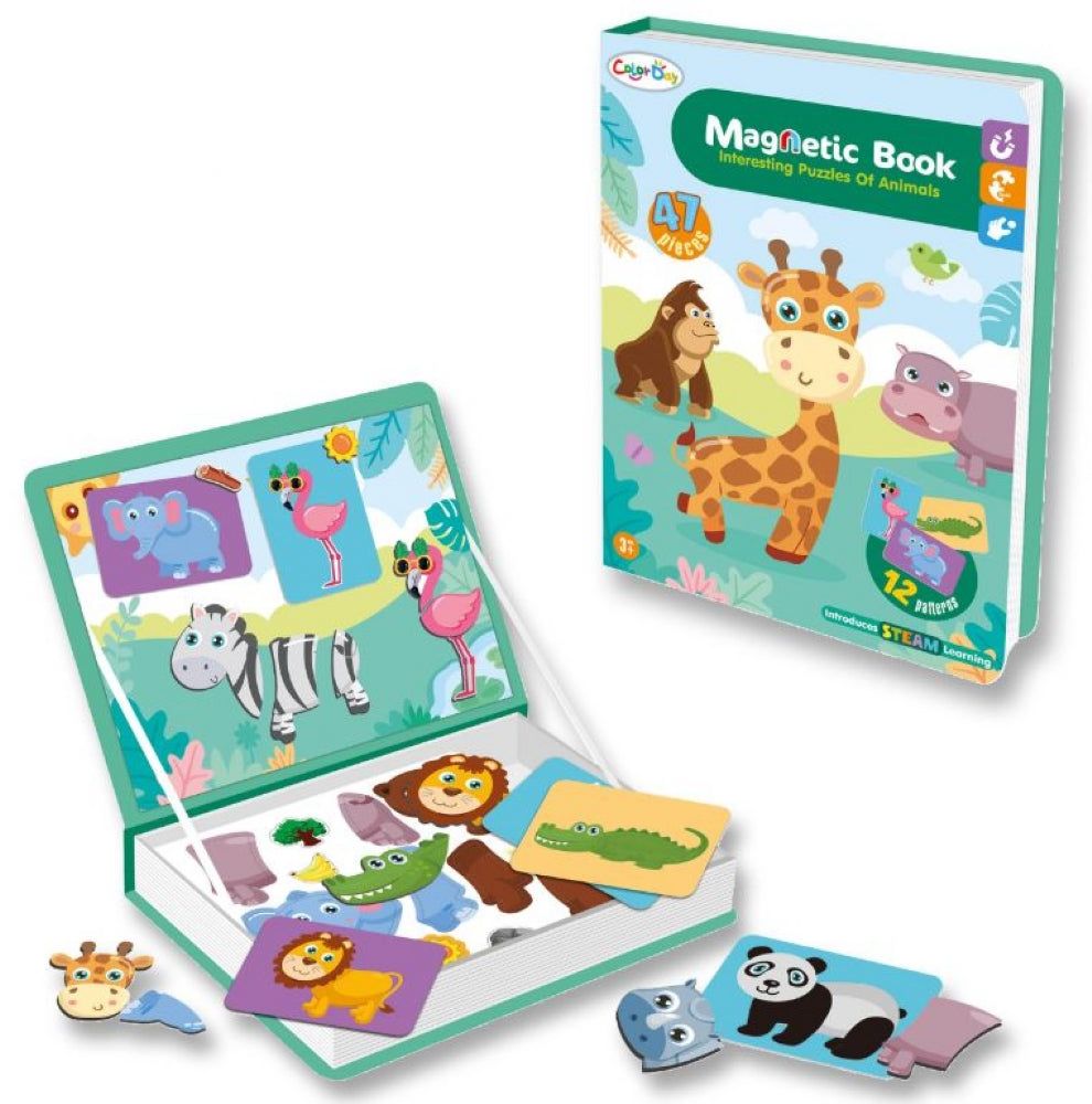 Magnetic Book Interesting Puzzle of Animals