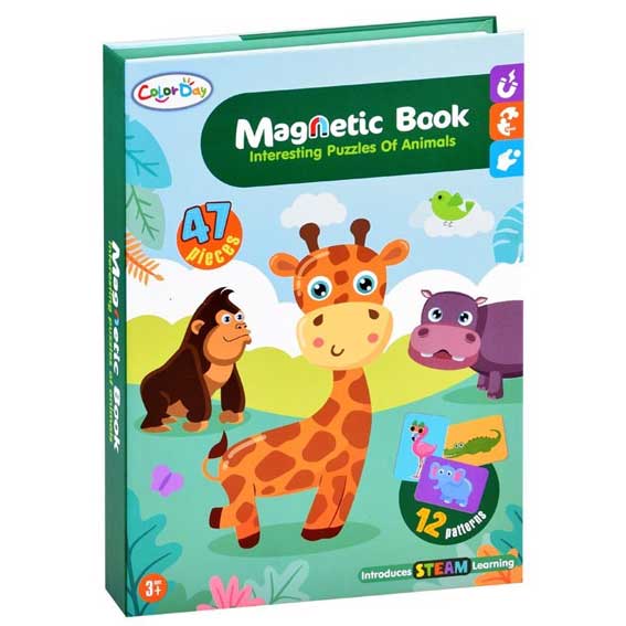Magnetic Book Interesting Puzzle of Animals