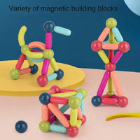 Thumbnail for 64Pcs Magnetic Puzzle Sticks Set