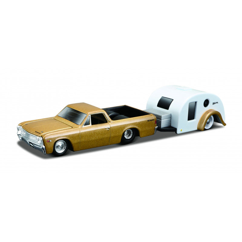 1967 Chevrolet El Camino with Traveler Trailer