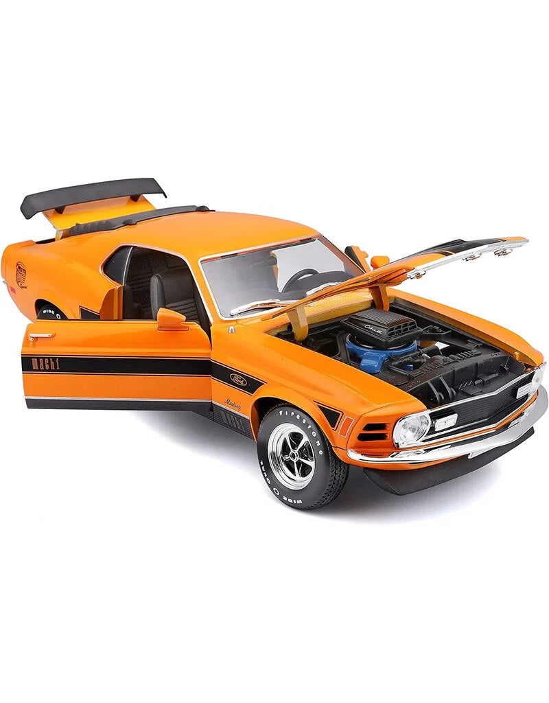 Maisto 1:18 Diecast Ford Mustang Mach 1 - Orange