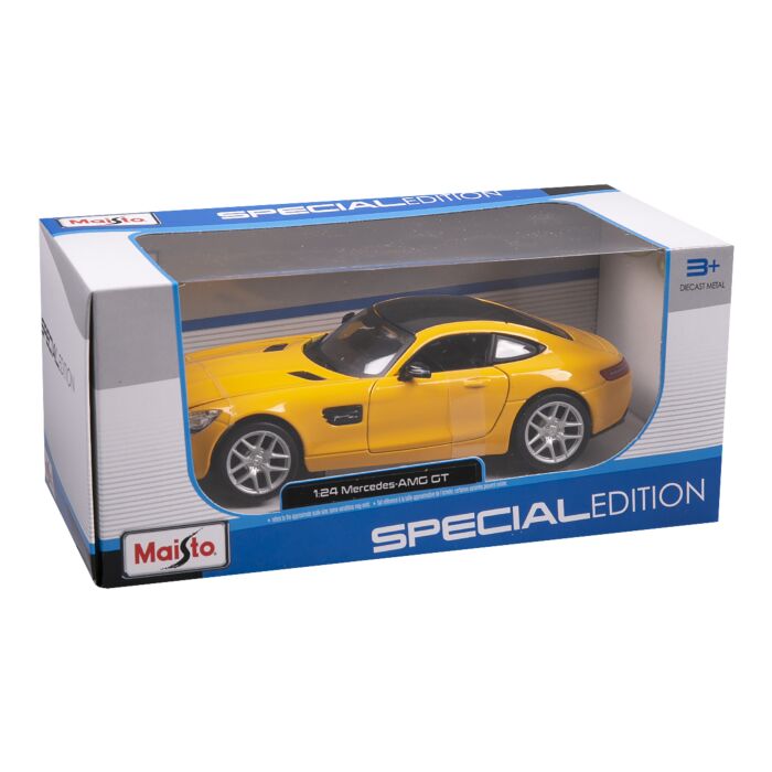 Maisto 1:24 Diecast Mercedes AMG GT - Yellow
