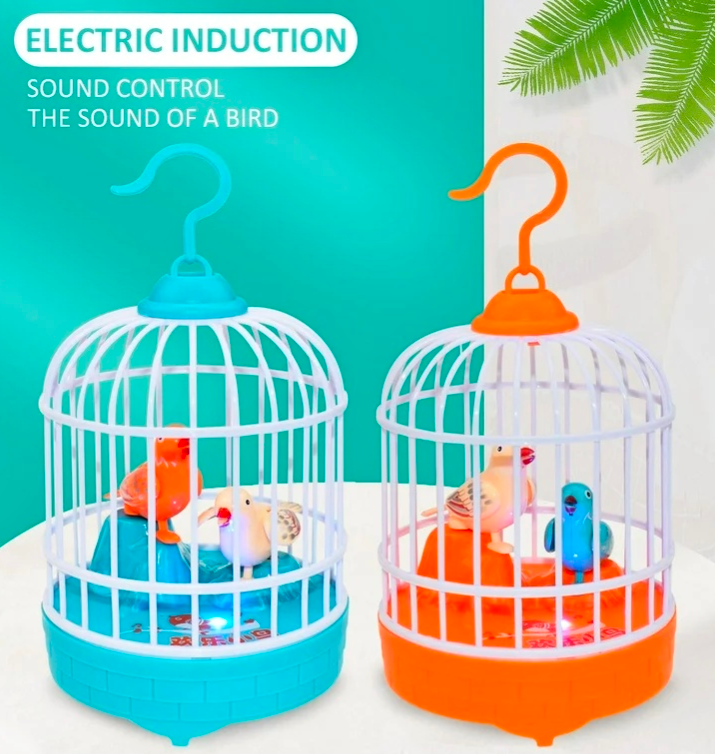 Electric Induction Mini Bird Cage With Light & Sound