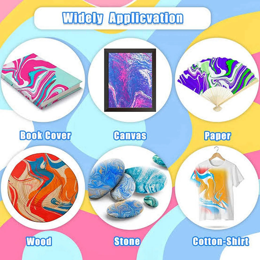 DIY The Master Of The Ebru Water Marble Painting