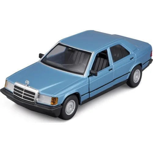 Bburago 1:24 Diecast Mercedes Benz 190E - Blue