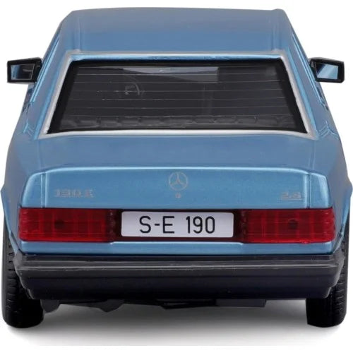 Bburago 1:24 Diecast Mercedes Benz 190E - Blue