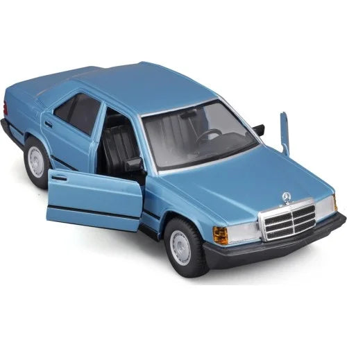 Bburago 1:24 Diecast Mercedes Benz 190E - Blue