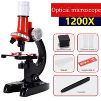 Portable Kids Science Optical Microscope Set