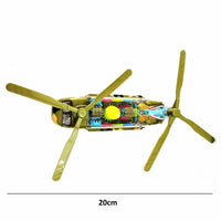 Musical Gear Transparent Helicopter With Lights