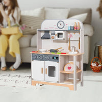 Mini Wooden Pretend European Pretend Play Kids Kitchen Set