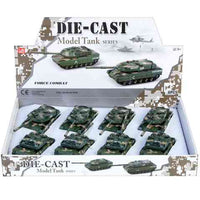 1:43 Diecast Force Combat Model Tank