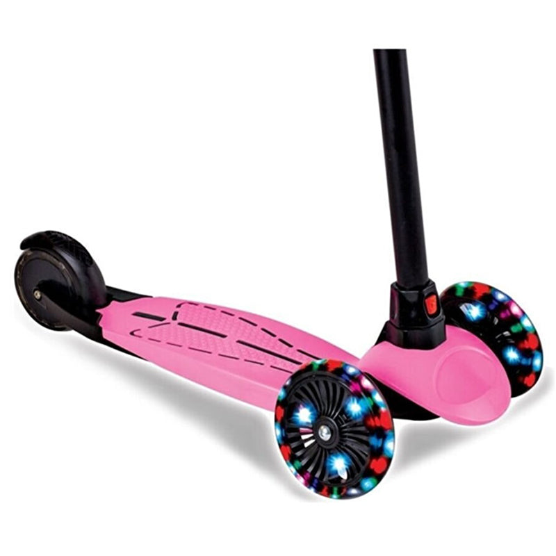 3 Wheels Dragon Scooter with Lights - Pink