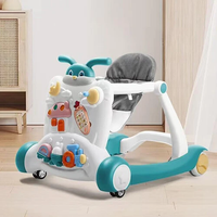 Multi-functional Baby Activity & Musical Walker - Green