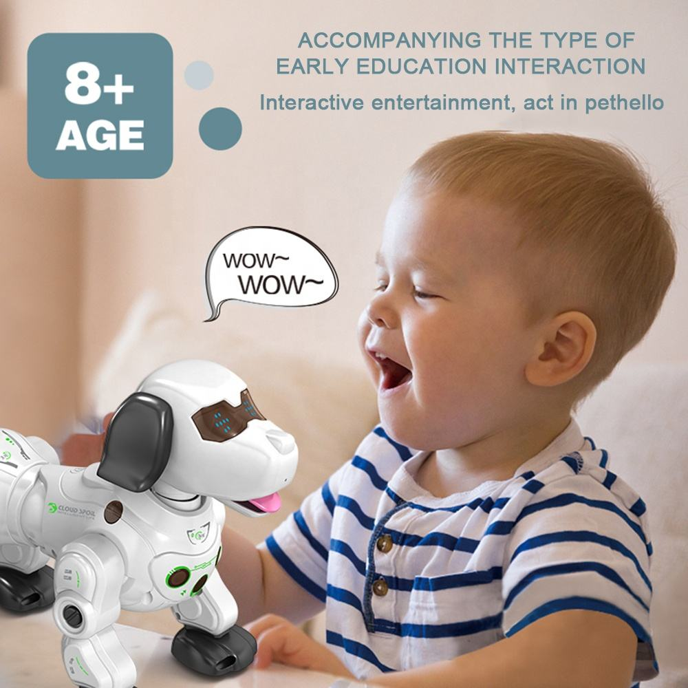 RC Multi-functional Lucky Robot Dog With Smoke