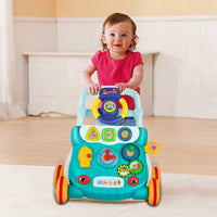 Multi-functional Baby Activity Musical Walker With Light - Green