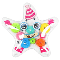 Transparent Gear Starfish Bump & Go Toy